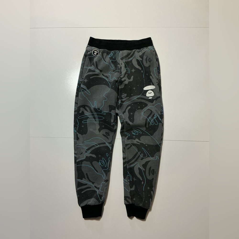 Aape By A Bathing Ape Nowhere Camouflage Camo Fleece Jogger Sweatpants